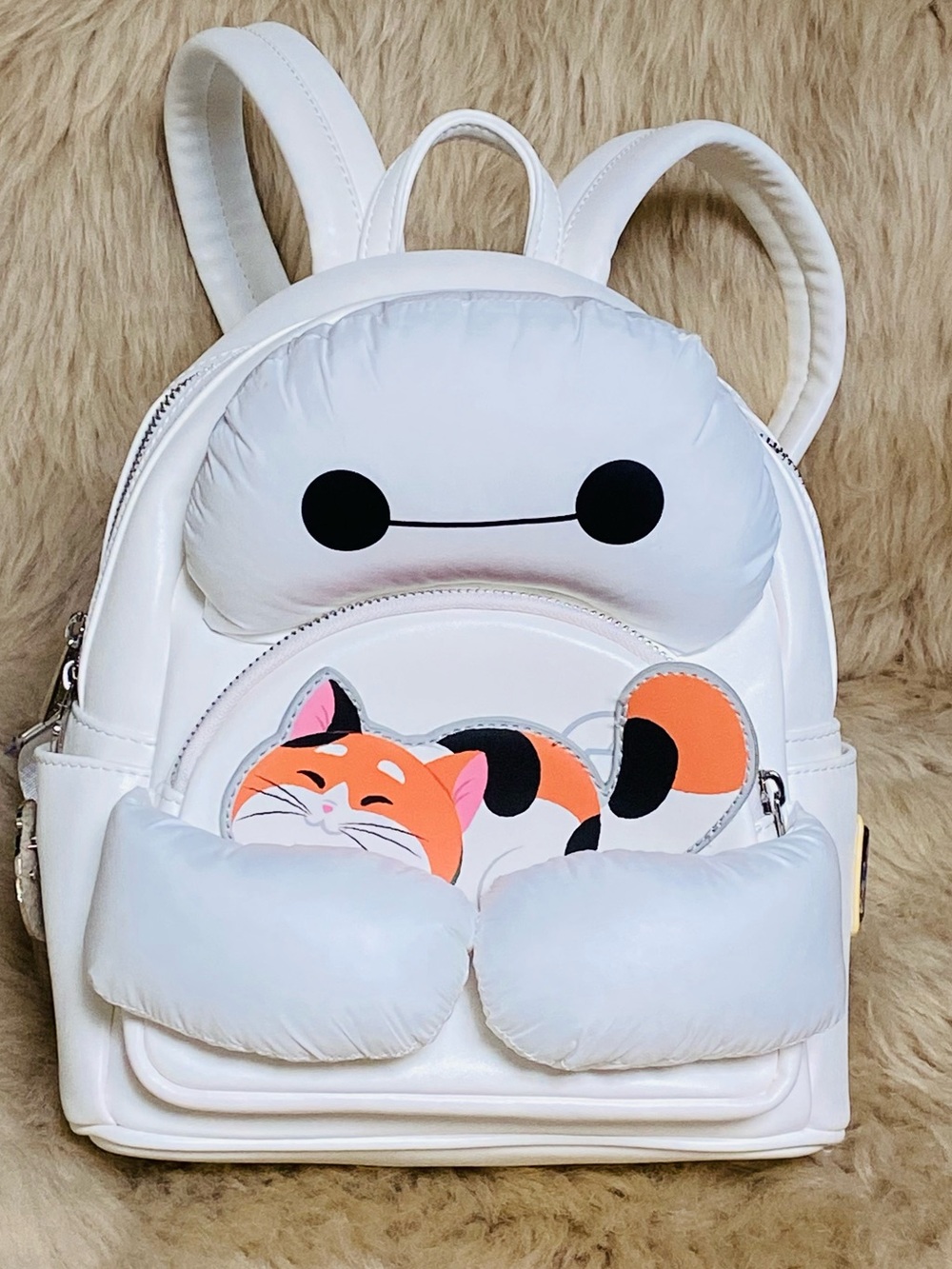 Disney parks Loungefly Big Hero 6 Baymax and MOCHI mini backpack NWOT